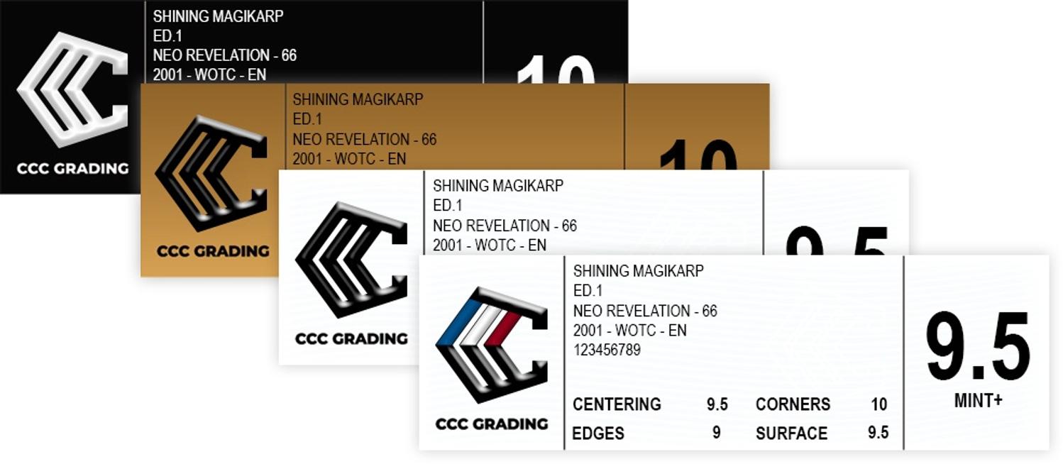 Every CCC Grading label