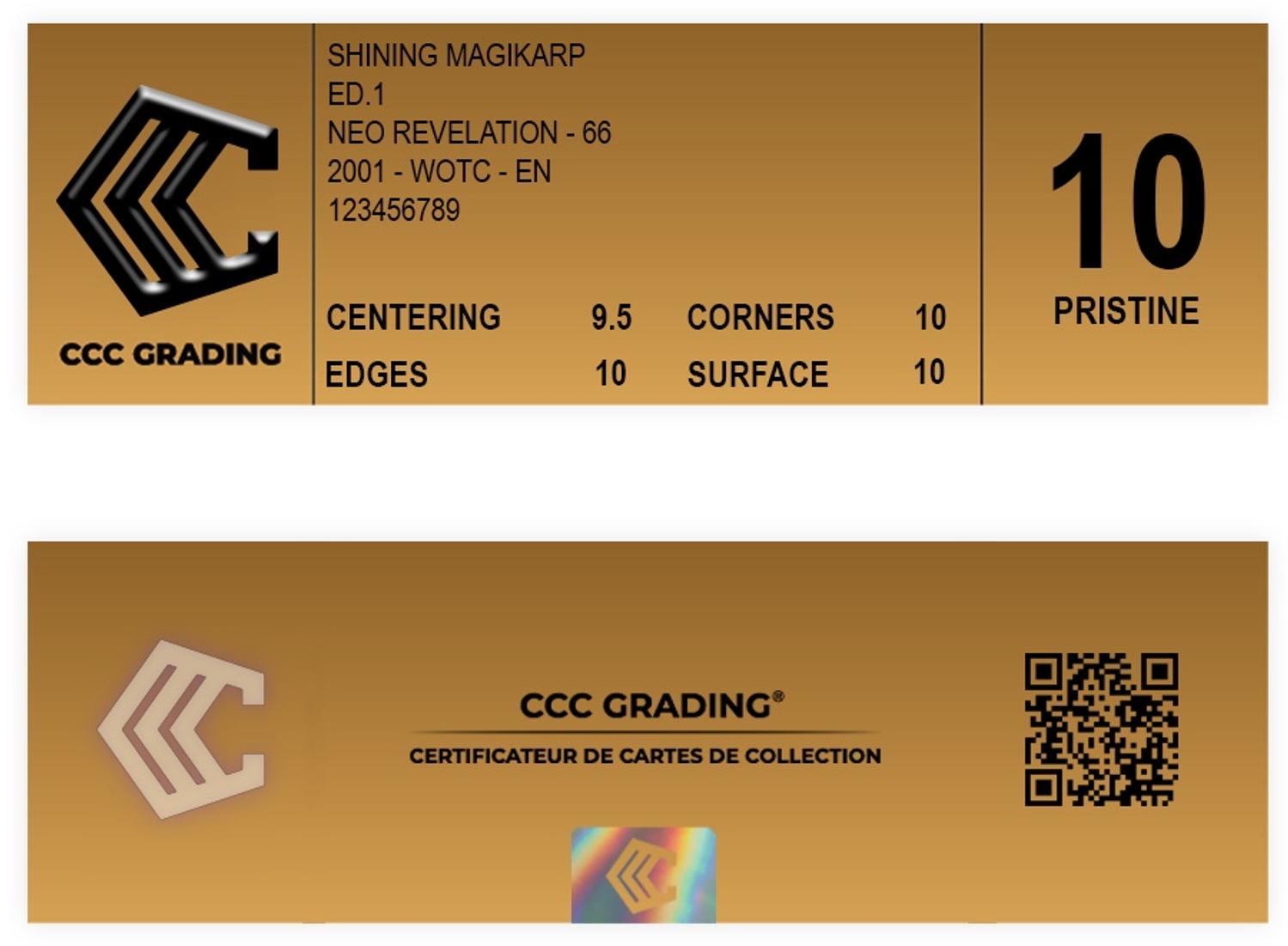 Gold Label CCC Grading