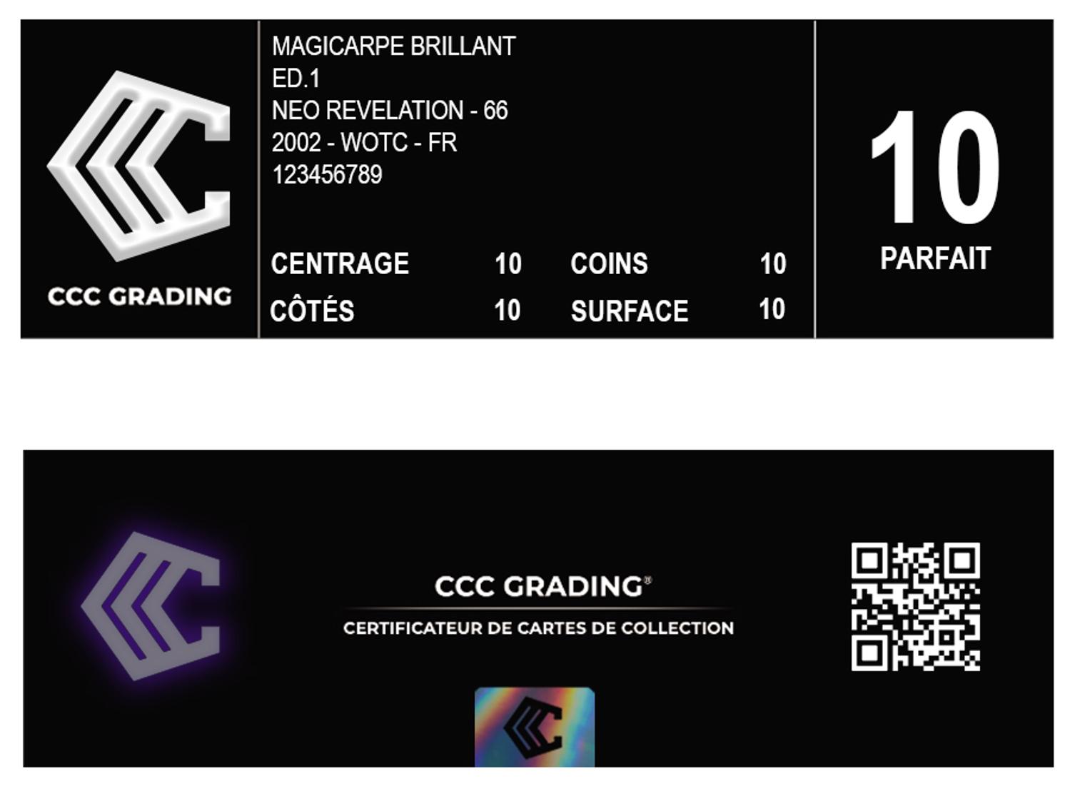 Black Label CCC Grading