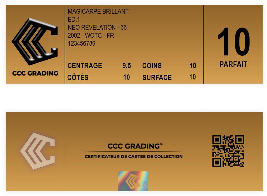 Gold Label CCC Grading