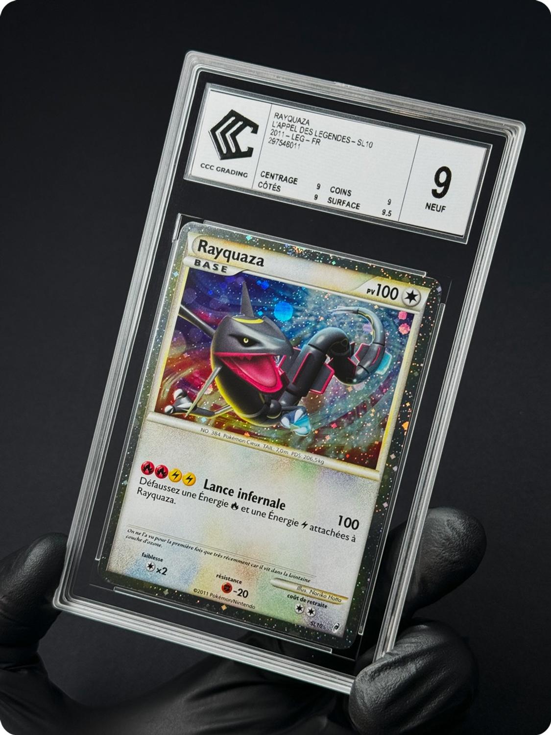 Rayquaza Appel des Legendes SL10 gradé 9