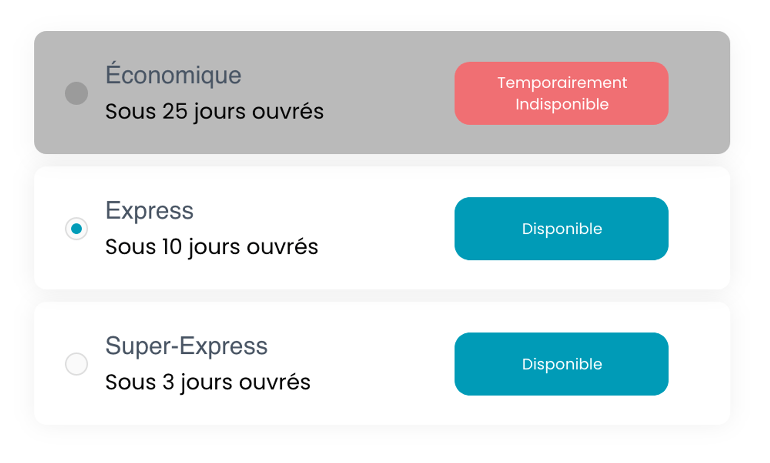 système de commande adaptatif CCC grading